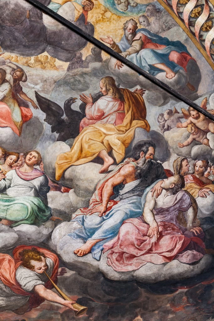 Giudizio universale - Chiesa di San Prospero, Reggio Emilia, dettaglio